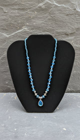 blue necklace only
