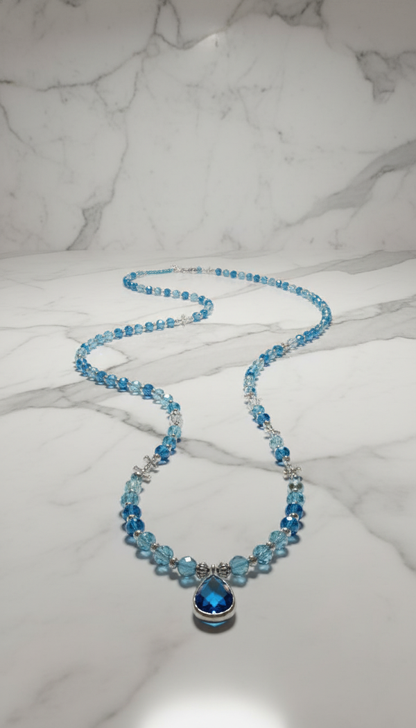 Blue necklace